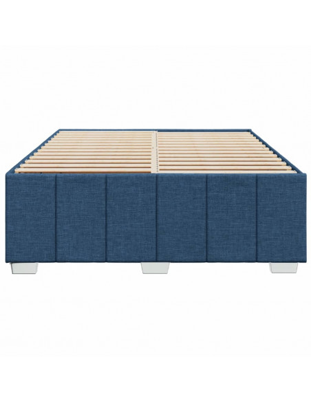 Giroletto senza Materasso Blu 140x200 cm in Tessuto