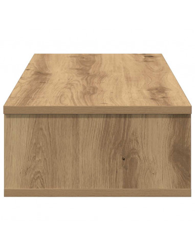 Scaffale a Parete con Cassetti Rovere 80x31x17 cm in Truciolato