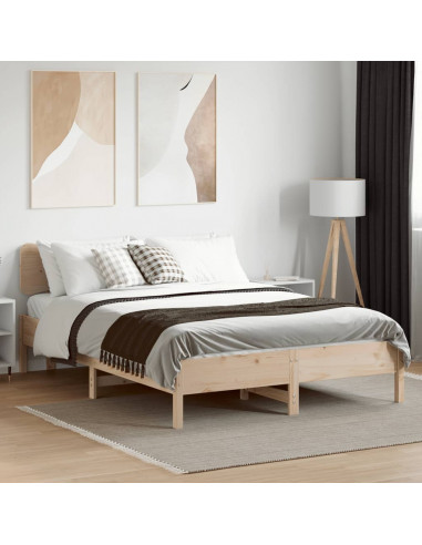 Giroletto senza Materasso 120x200 cm in Legno Massello di Pino