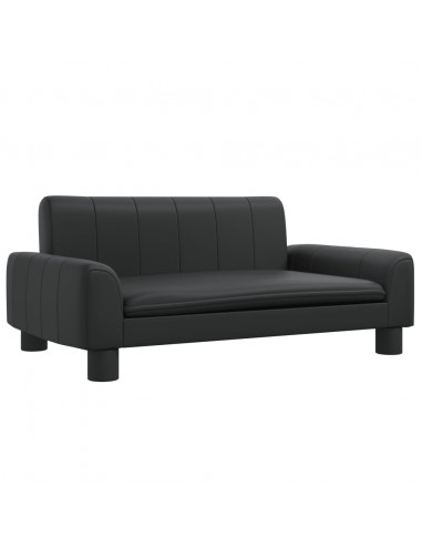 Lettino per Cani Nero 70x45x30 cm in Similpelle
