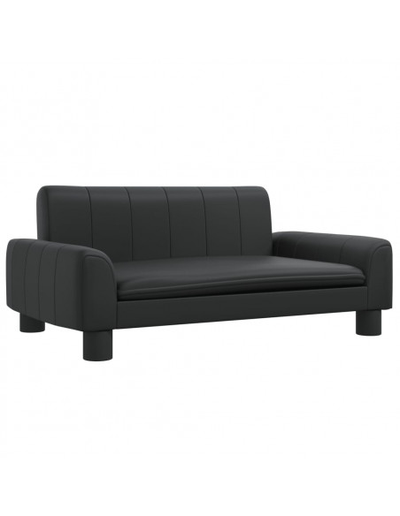 Lettino per Cani Nero 70x45x30 cm in Similpelle