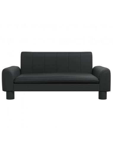 Lettino per Cani Nero 70x45x30 cm in Similpelle