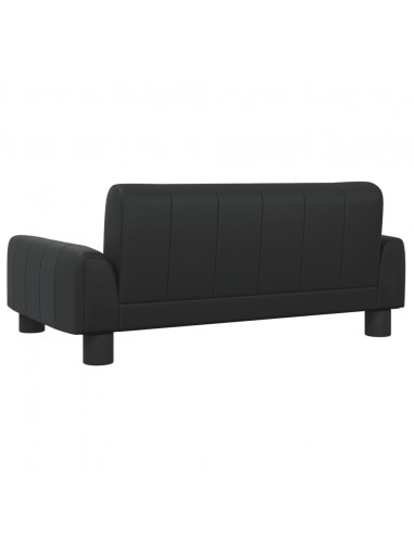 Lettino per Cani Nero 70x45x30 cm in Similpelle