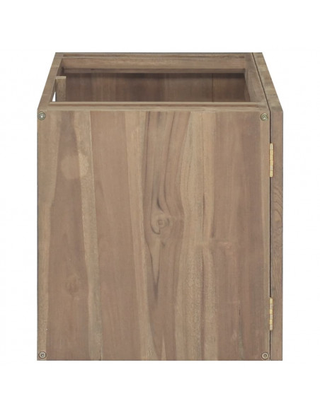 Mobile da Bagno a Parete 90x39x40 cm in Legno Massello di Teak