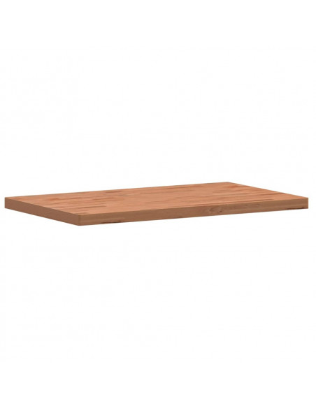 Piano Bagno 100x60x4 cm in Legno Massello di Faggio