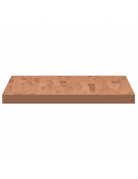 Piano Bagno 100x60x4 cm in Legno Massello di Faggio