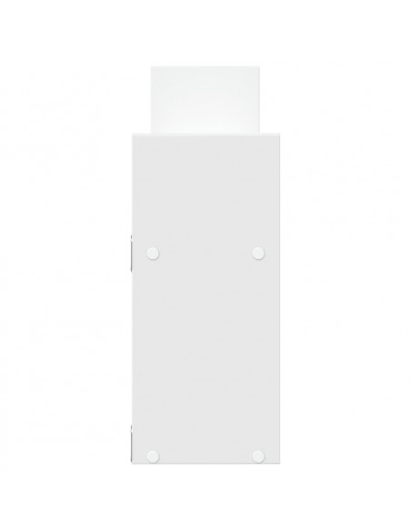 Mobile a Parete 100x18x40 cm Bianco in Legno Multistrato