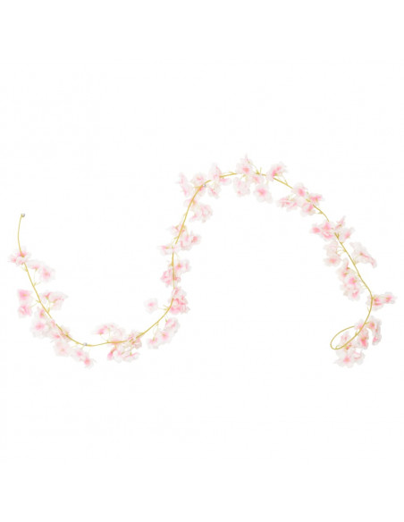 Ghirlande Fiori Artificiali 6 pz Rosa Chiaro 180cm