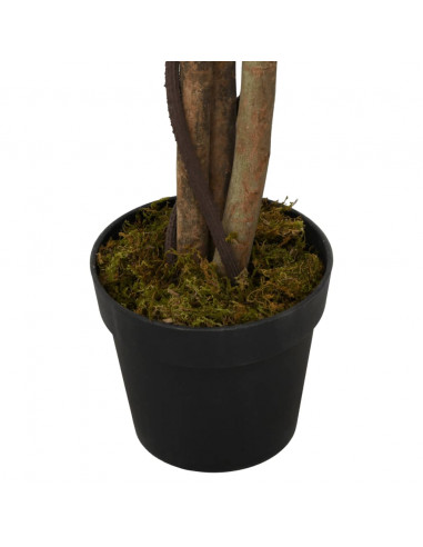 Albero di Ficus Artificiale 756 Foglie 150 cm Verde