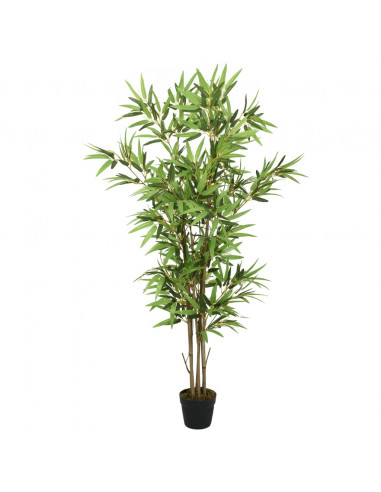 Albero Bambù Artificiale 828 Foglie 150 cm Verde