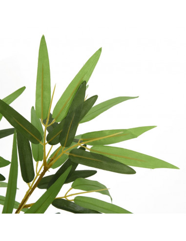 Albero Bambù Artificiale 828 Foglie 150 cm Verde