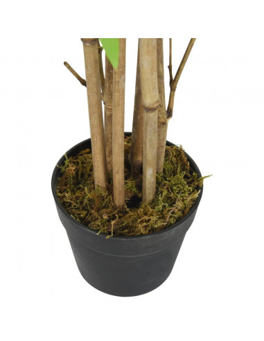 Albero Bambù Artificiale 828 Foglie 150 cm Verde