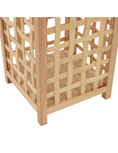 Supporto per Lanterna a Sospensione in Bambù Naturale