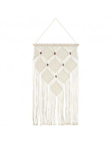 Decorazione da Parete in Macramè 40x80 cm Cotone