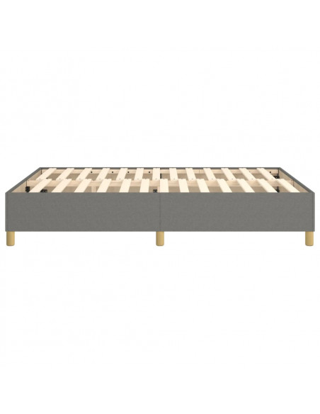 Giroletto a Molle Grigio Scuro 140x200 cm in Tessuto
