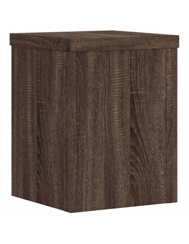 Supporti per Piante 2 pz Marrone 15x15x20 cm Legno Multistrato