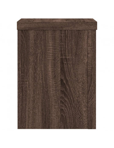 Supporti per Piante 2 pz Marrone 15x15x20 cm Legno Multistrato