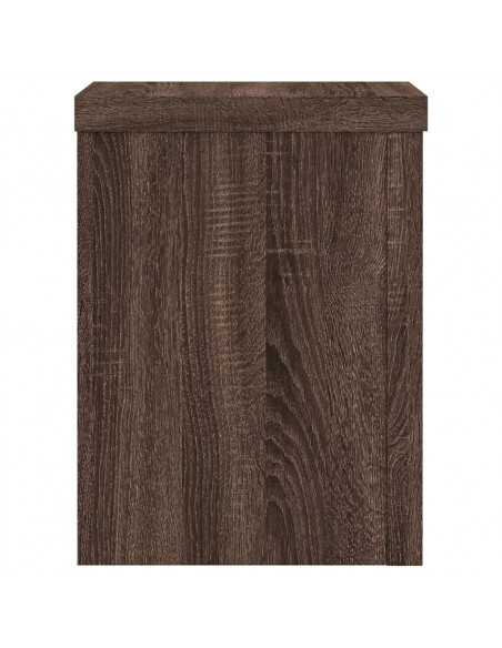 Supporti per Piante 2 pz Marrone 15x15x20 cm Legno Multistrato