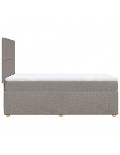 Giroletto a Molle con Materasso Tortora 80x200 cm inTessuto 2