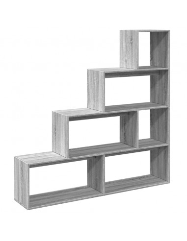 Libreria 4 Ripiani Grigio Sonoma 143,5x29x143,5 cm Truciolato