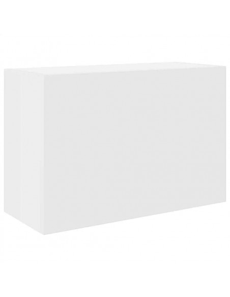 Mobile da Bagno a Parete Bianco 60x25x40cm in Legno Multistrato