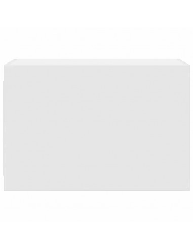 Mobile da Bagno a Parete Bianco 60x25x40cm in Legno Multistrato