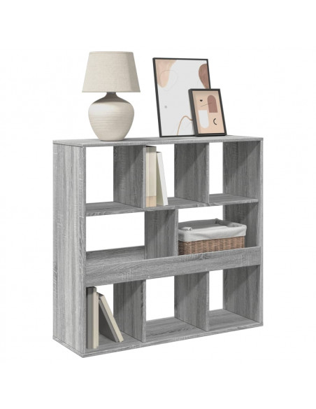 Libreria Grigio Sonoma 100x33x94,5 cm in Truciolato