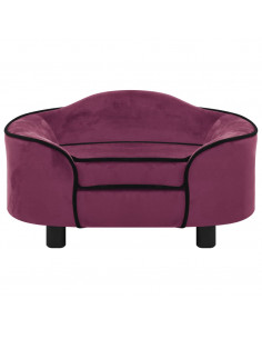 Divano per Cani Borgogna 67x47x36 cm in Peluche 2