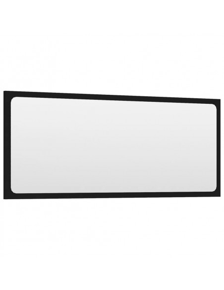 Set Mobili da Bagno Nero in Truciolato
