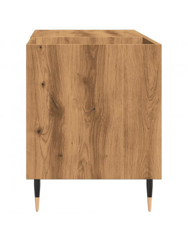 Mobile Porta Dischi Rovere Artigianale 84,5x38x48cm Multistrato