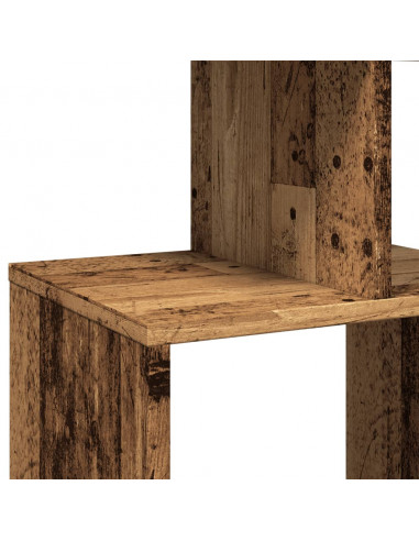 Libreria Legno Antico 92x29x188 cm in Legno Multistrato