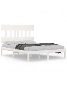 Giroletto Bianco in Legno Massello 180x200 cm Super King 2