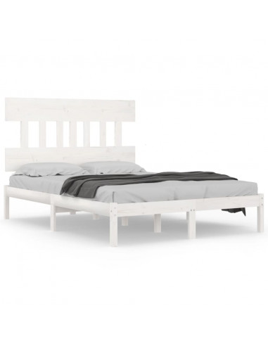 Giroletto Bianco in Legno Massello 180x200 cm Super King