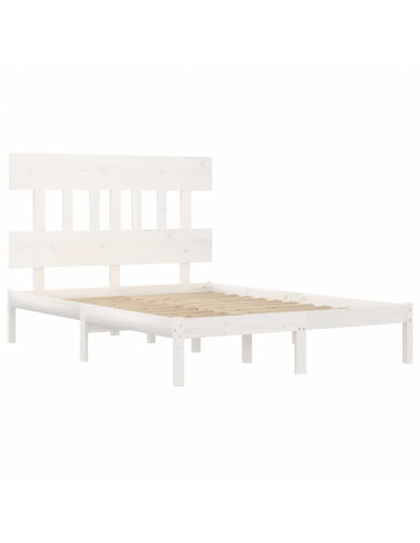 Giroletto Bianco in Legno Massello 180x200 cm Super King