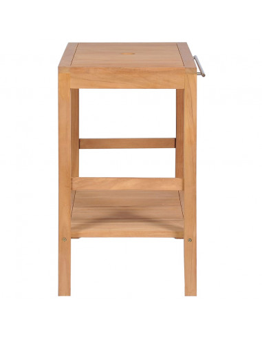 Mobile per Lavabo in Massello di Teak 74x45x75 cm