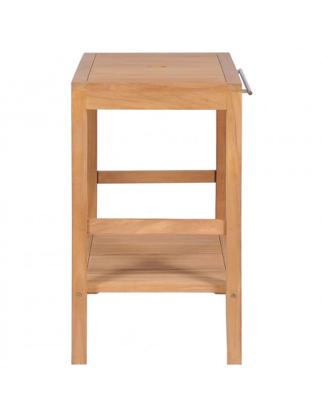 Mobile per Lavabo in Massello di Teak 74x45x75 cm