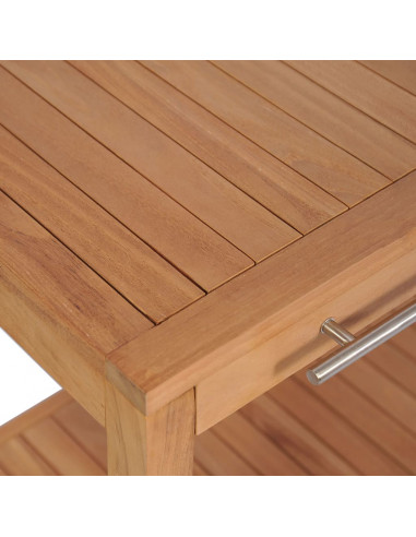 Mobile per Lavabo in Massello di Teak 74x45x75 cm