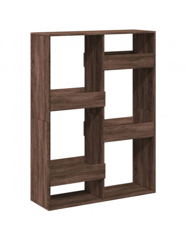 Libreria Rovere Marrone 100x33x135 cm in Legno Multistrato