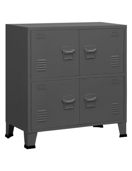 Classificatore Industriale Antracite 75x40x80 cm in Acciaio