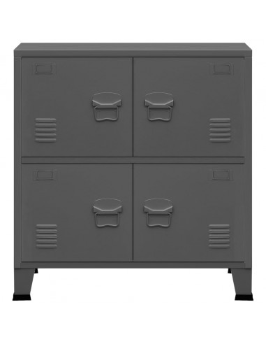 Classificatore Industriale Antracite 75x40x80 cm in Acciaio