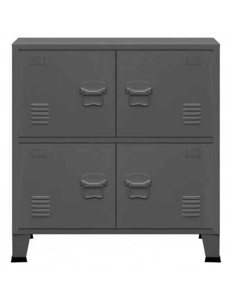Classificatore Industriale Antracite 75x40x80 cm in Acciaio