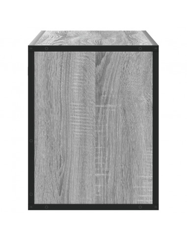 Mobile TV Grigio Sonoma 100x31x39,5cm Legno Multistrato Metallo