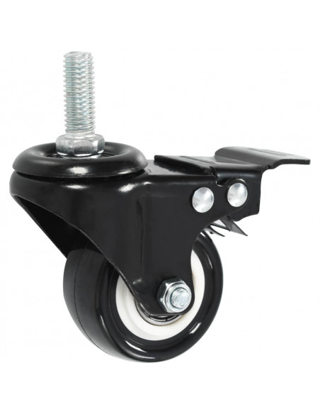 Ruote Girevoli con Freni 24 pz 50 mm