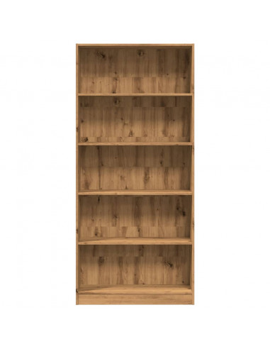 Libreria Rovere Artigianale 80x24x176 cm in Legno Multistrato