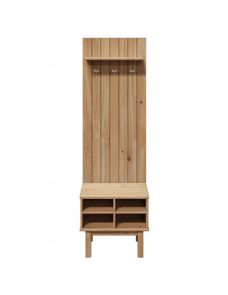 Mobile da Corridoio OTTA 50x40x160 cm in Legno Massello di Pino