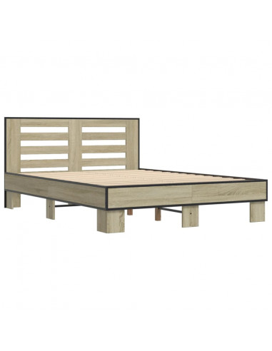 Giroletto Rovere Sonoma 140x200 cm in Legno Multistrato Metallo