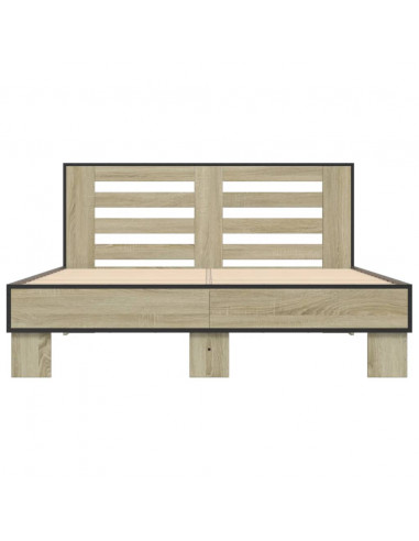 Giroletto Rovere Sonoma 140x200 cm in Legno Multistrato Metallo