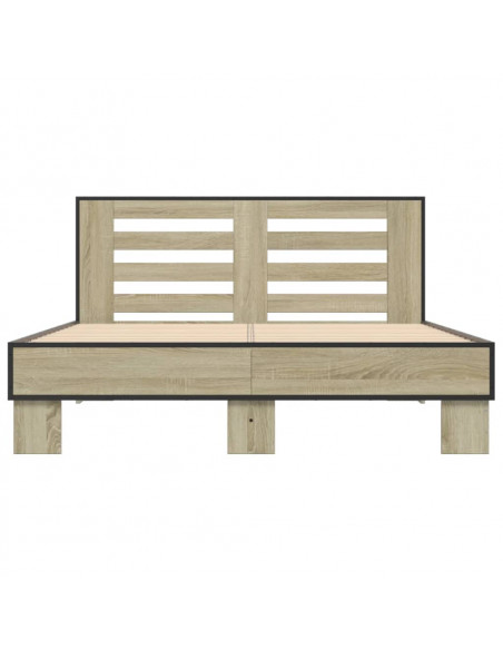 Giroletto Rovere Sonoma 140x200 cm in Legno Multistrato Metallo