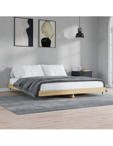 Giroletto Rovere Sonoma 160x200 cm in Legno Multistrato