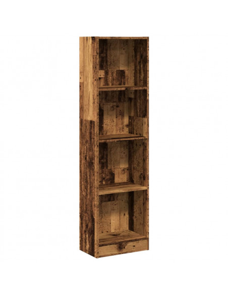 Libreria Legno Antico 40x24x143 cm in Truciolato
